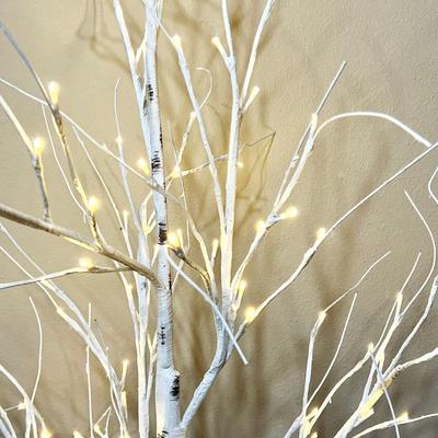 GTS CREATIVE ~ Lighted Faux White Birch Tree