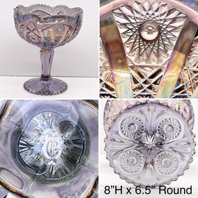 Vtg. Iridescent Carnival Glass ~ Three (3) Pieces