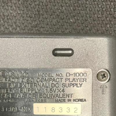 Sony Discman Portable CD Player