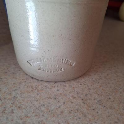 Willimasburg Pottery jug with candle opening