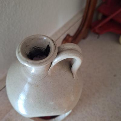 Willimasburg Pottery jug with candle opening