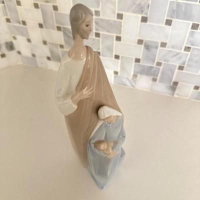 Lladro #4585 Nativity Holy Family Baby Jesus Mary Joseph 1983 Retired Figurine