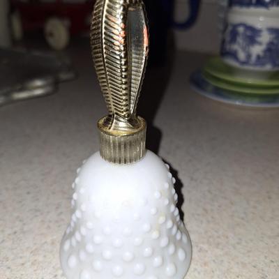 Avon Milk Glass bell cologne