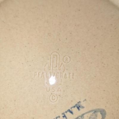 2 Pfaltzgraff Folk Art Stoneware Dinner Plate