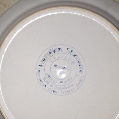 4 "Rosewood" HaengNam Stoneware PLate