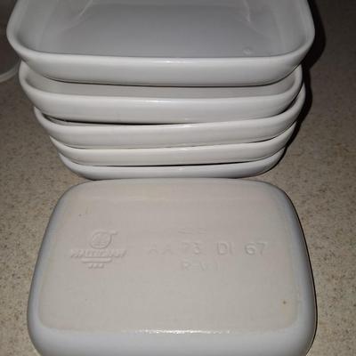 6 pc Pfaltzgraf airplane dishes