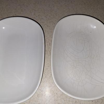 2 Pfaltzgraf airplane salad dishes