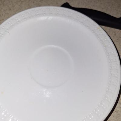 3 White Plates