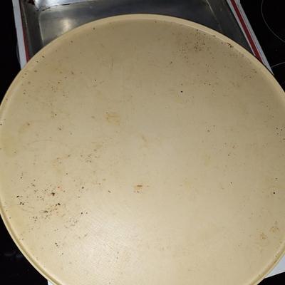Microwave round plate
