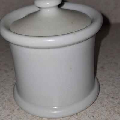 White Porcelain Cookie Jar