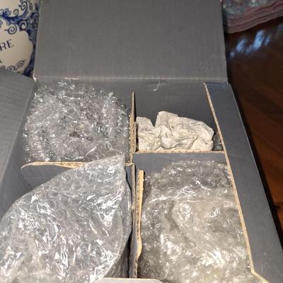 4 LNIB Waterford Toasting Champagne glasses