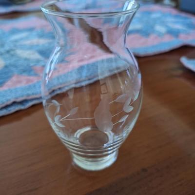 Etched Vase