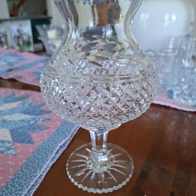 Crystal candle holder