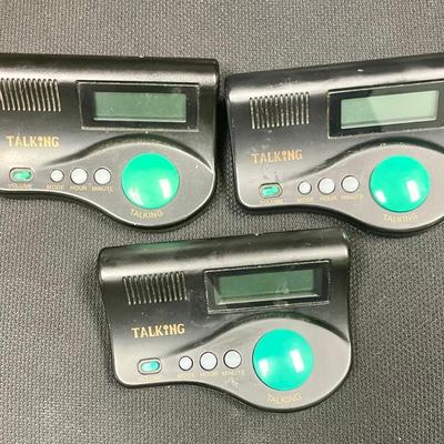 Battery Powered Talking Clock - Lot of 3