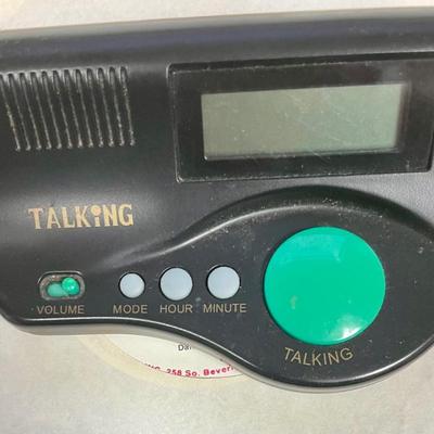 Battery Powered Talking Clock - Lot of 3