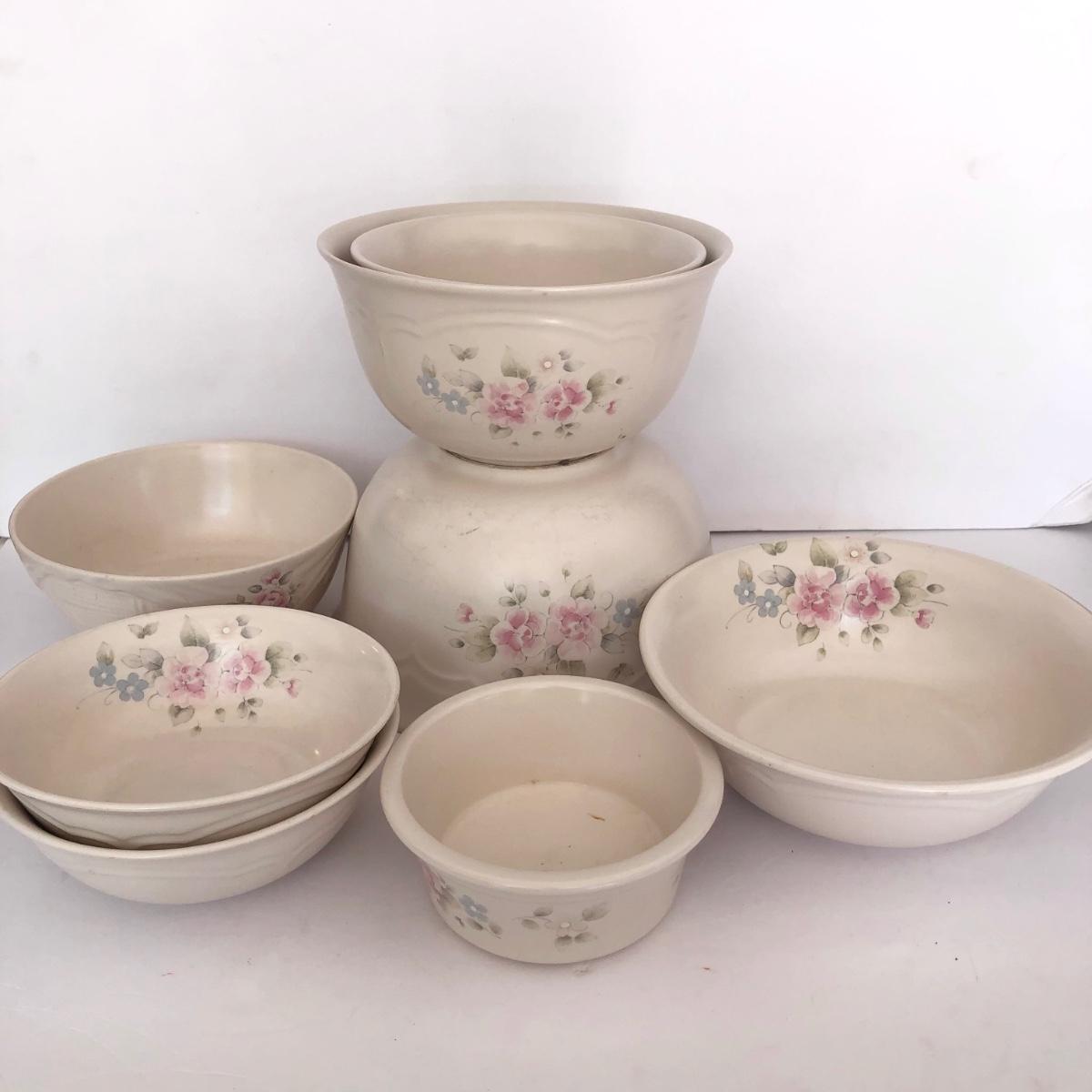 Pfaltzgraff tea rose bowls hotsell