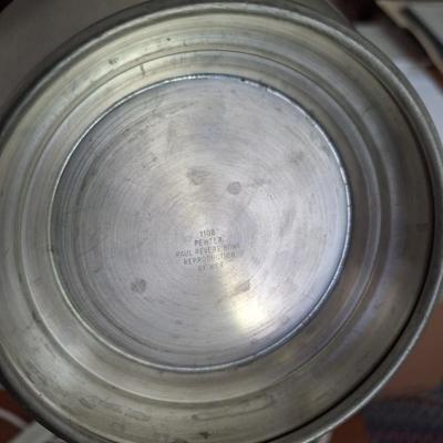 Pewter Cach Pot