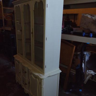 French Provincial Style China Hutch