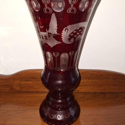 Cranberry Vase