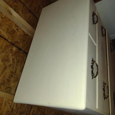 Painted Wooden Tall Dresser