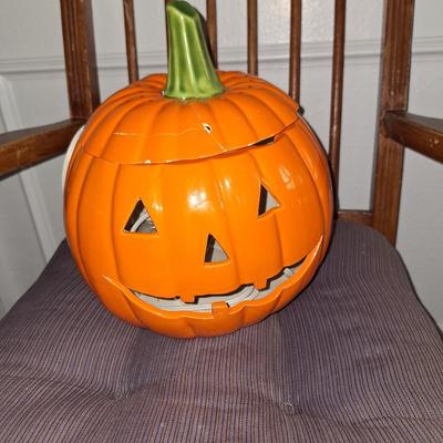Lighted Jack-o'lantern