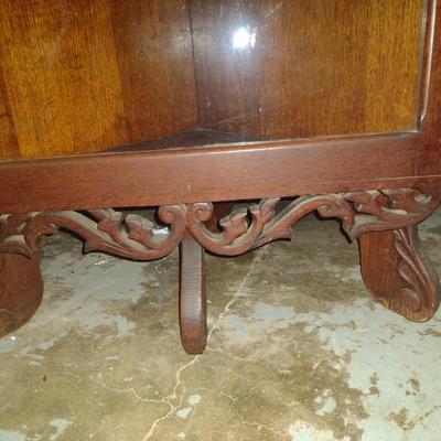 Vintage Wooden Corner Hutch