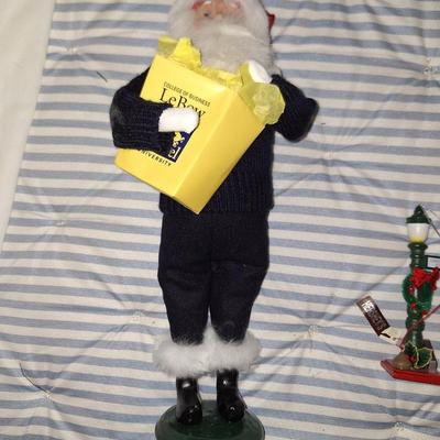 Santa with LeBow University bag
