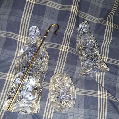 3 pc Glass Nativity