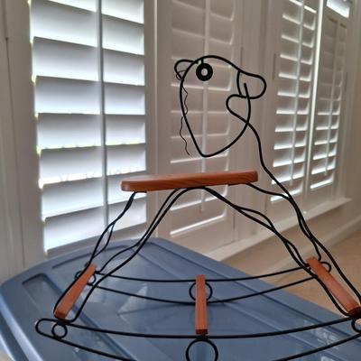 Wire Rocking HOrse