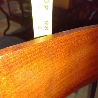 Metal and Wooden Stool