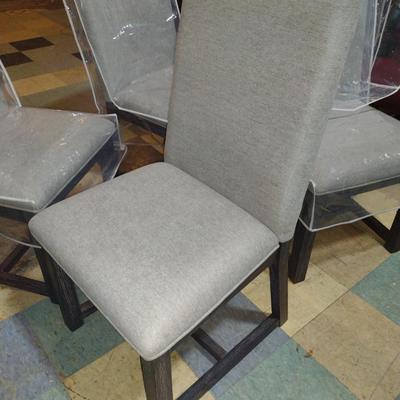 Set of Four Upholstered Dining Chairs