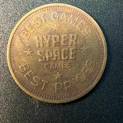 Hyper space Arcade token - 1980's