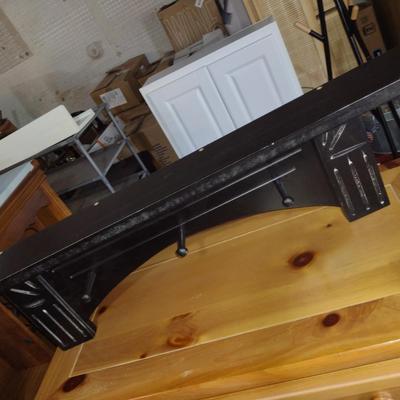 Wall Shelf with Hooks