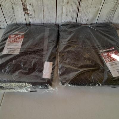 Two brand new moving blankets 40" x 72"