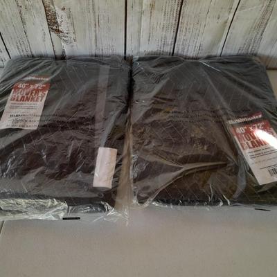 Two brand new moving blankets 40" x 72"