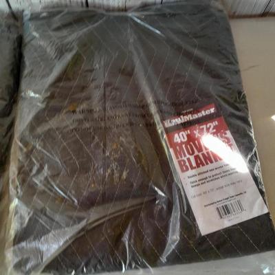 Two brand new moving blankets 40" x 72"