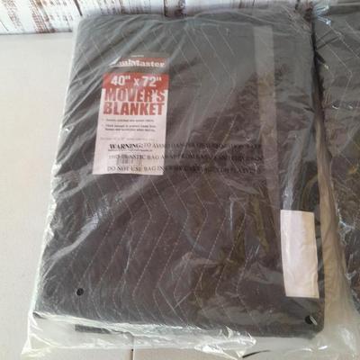 Two brand new moving blankets 40" x 72"