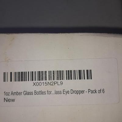 New glass bottles easy caps and new brown glass small dropper bottles