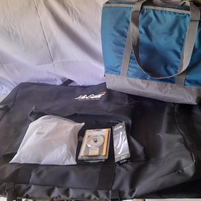 Large Life Gear bag with smaller bag - cooler bag - luggage scale and new shoehorn
