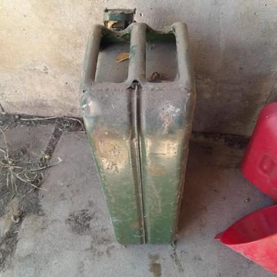 Gas can funnel and metal Jerry Can gas can (2 of 2)
