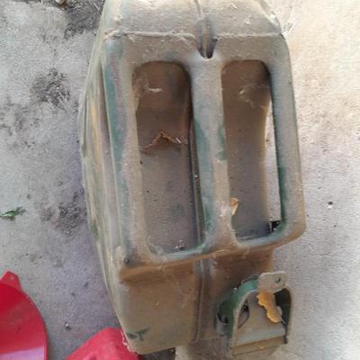Gas can funnel and metal Jerry Can gas can (2 of 2)