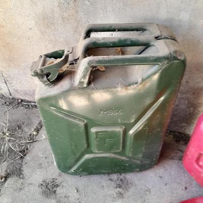 Gas can funnel and metal Jerry Can gas can (2 of 2)