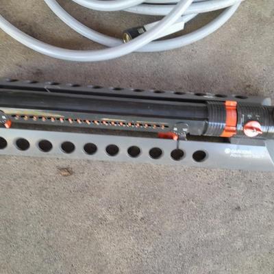 Garden hose and Large sprinkler