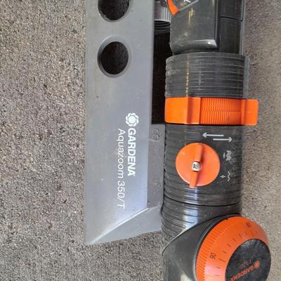 Garden hose and Large sprinkler
