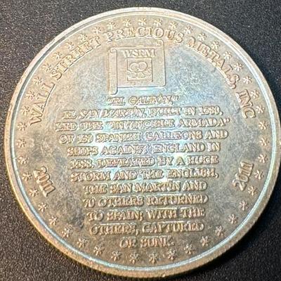 Wall Street Precious Metals - San Martin - In search of Galleons round