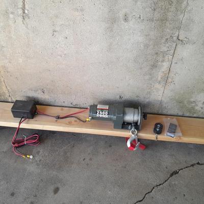 Badland Winches ATV Utility 2500 Winch with remote control