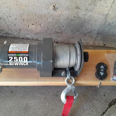Badland Winches ATV Utility 2500 Winch with remote control