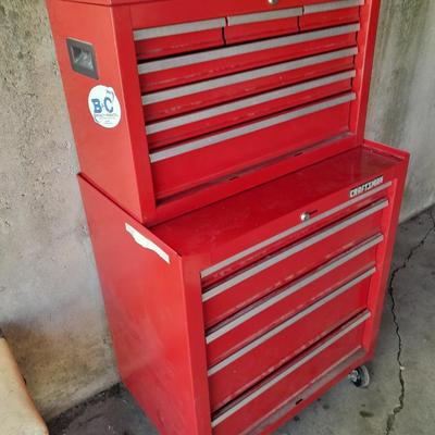 Nice like new two-piece Craftsman Toolbox - Toolchest