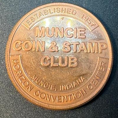 Muncie Coin & Stamp club token - 50th Anniversary