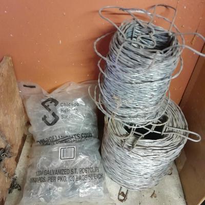 Smooth wire fencing with fence stays - partial rolls